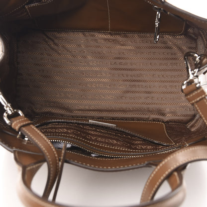 Prada Soft Calfskin Tote Cannella 5 of 15