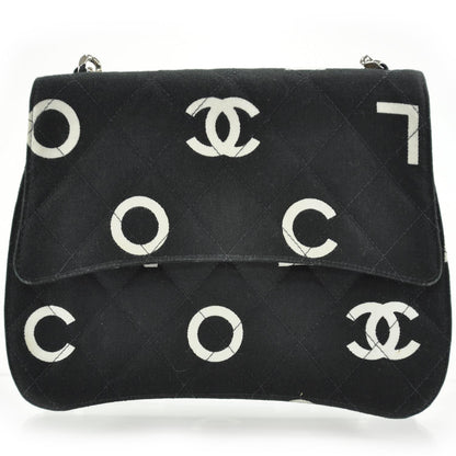 Chanel Canvas Quilted Coco ID Chain Bag Black 1 of 11