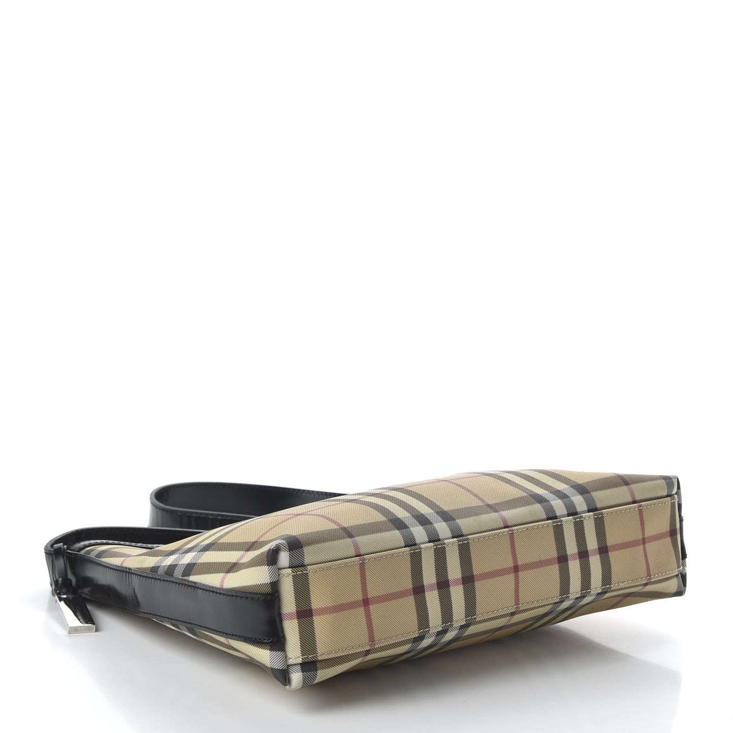 House Check Shoulder Bag Black