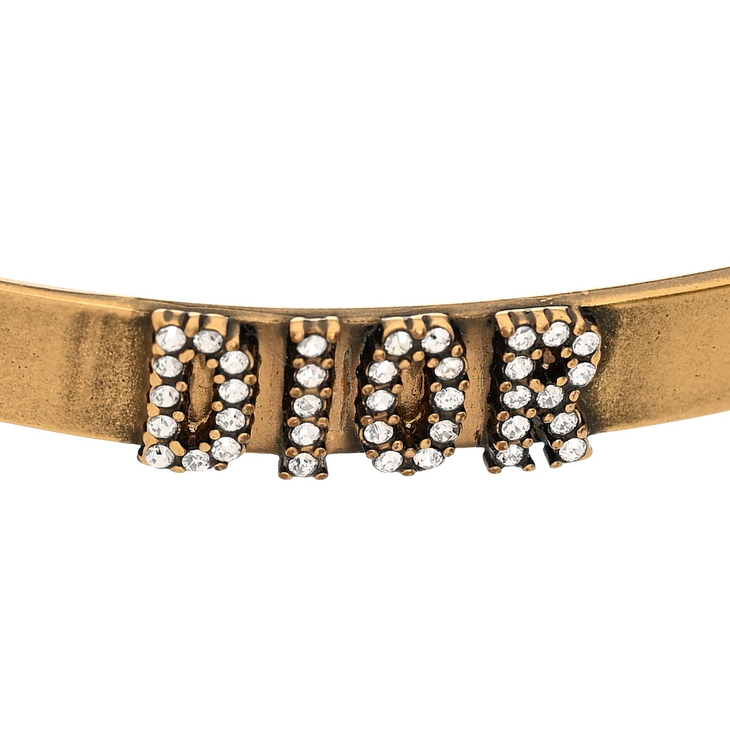 Metal Crystal Dio(r)evolution Bracelet Gold