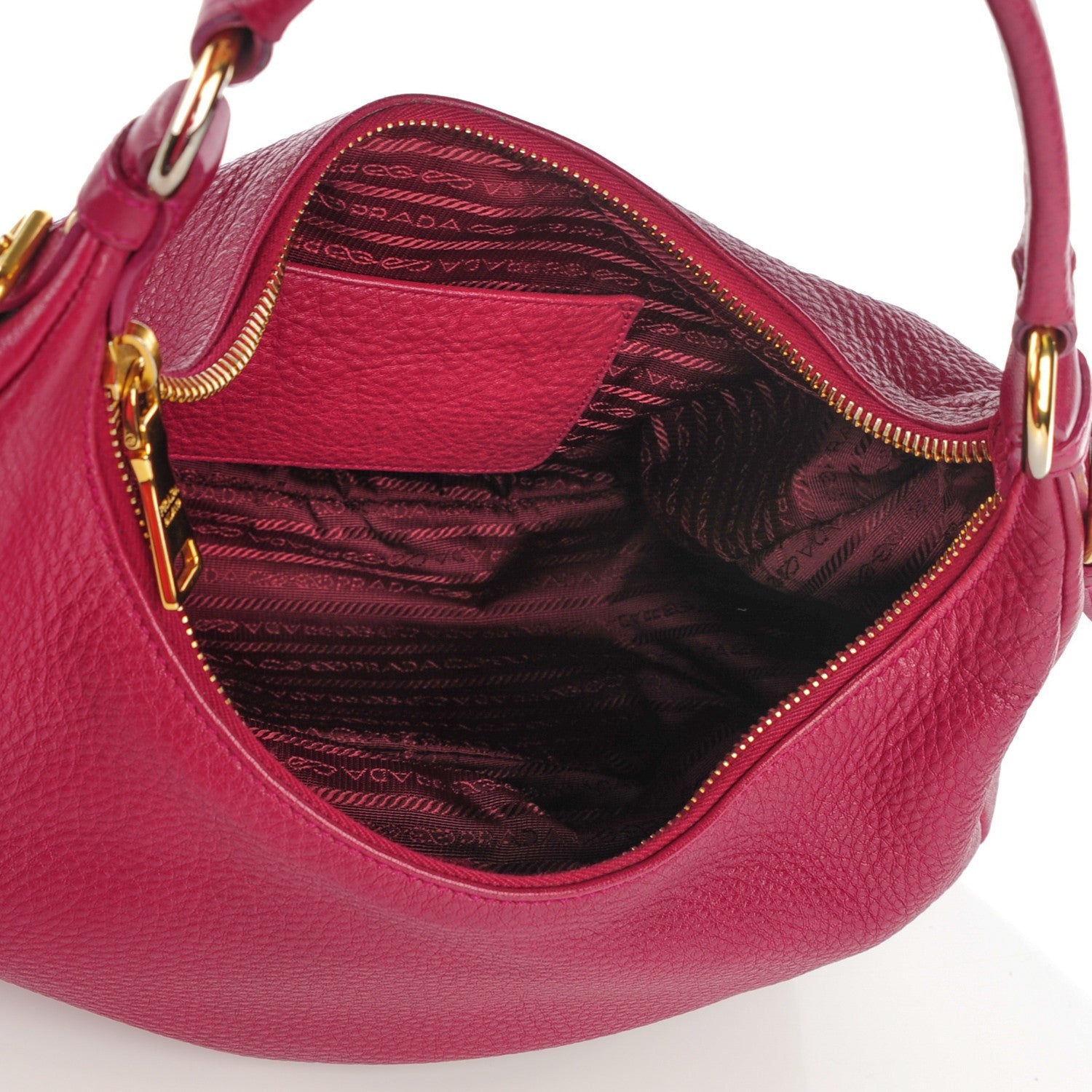 Prada Vitello Daino Hobo Ametista 5 of 14
