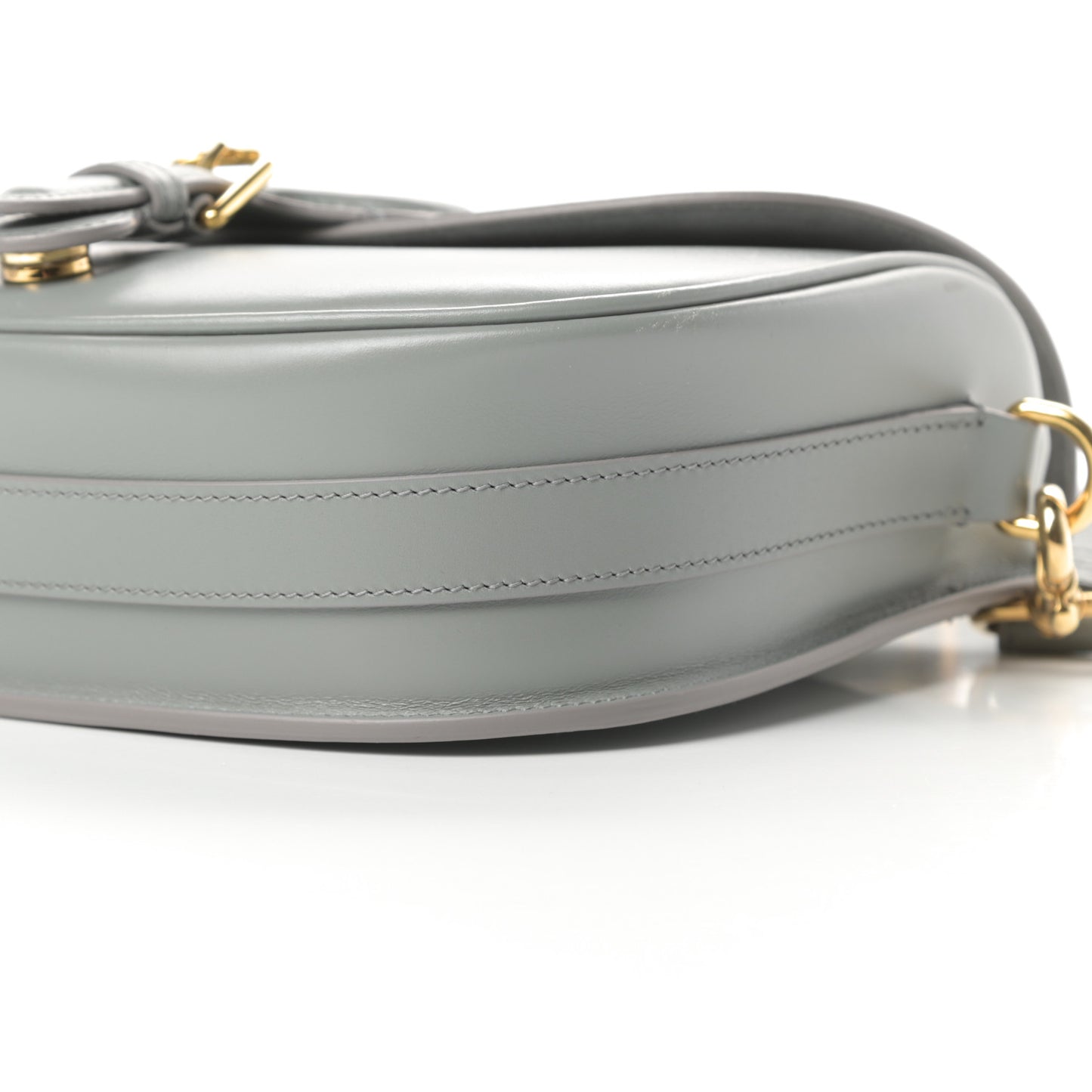 Box Calfskin Medium Bobby Flap Gray
