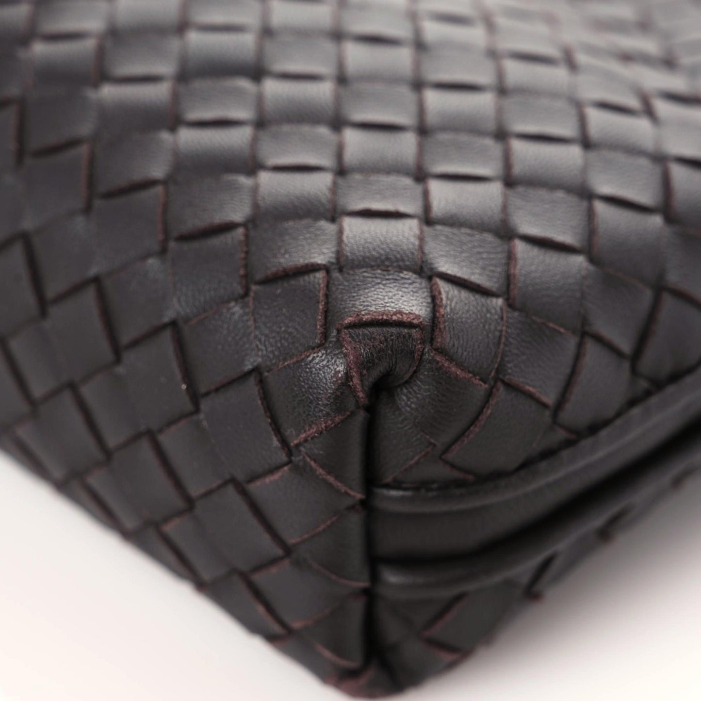 Nappa Intrecciato Nodini Bag Mona Lisa Brown