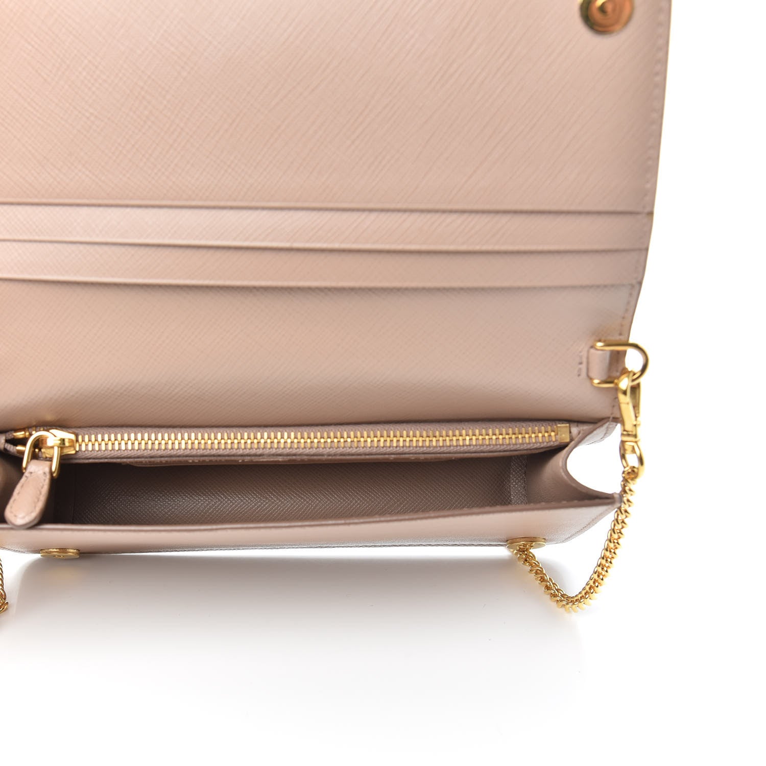 Prada Saffiano Metal Mini Crossbody Bag Cipria 5 of 10