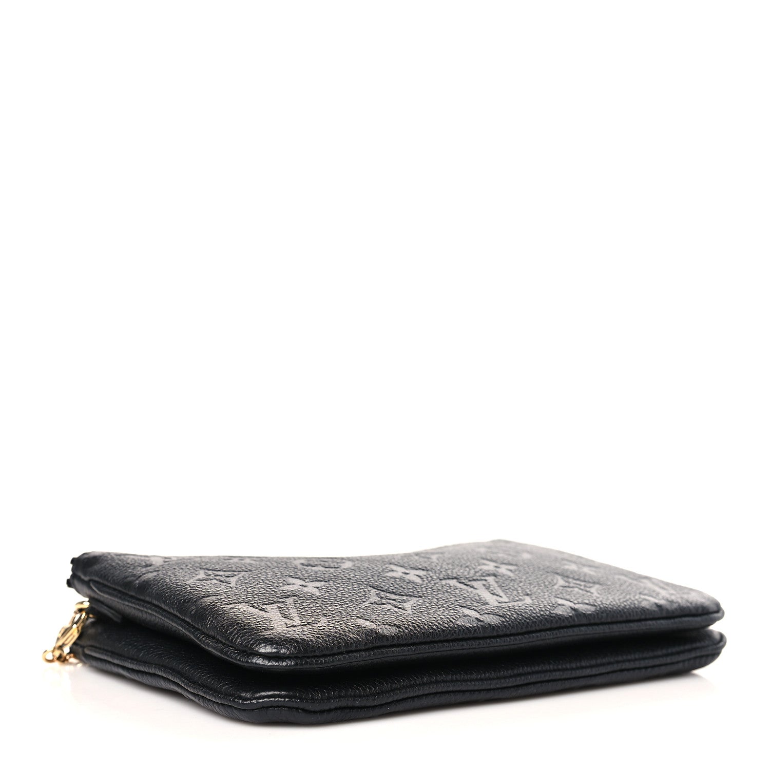 Louis Vuitton Empreinte Double Zip Pochette Black 4 of 9