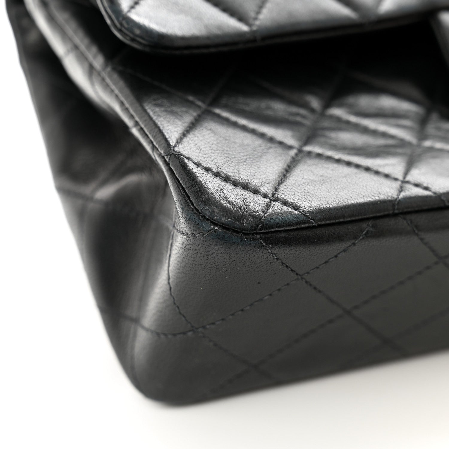 Chanel Lambskin Quilted Small Double Flap Black 11 of 15