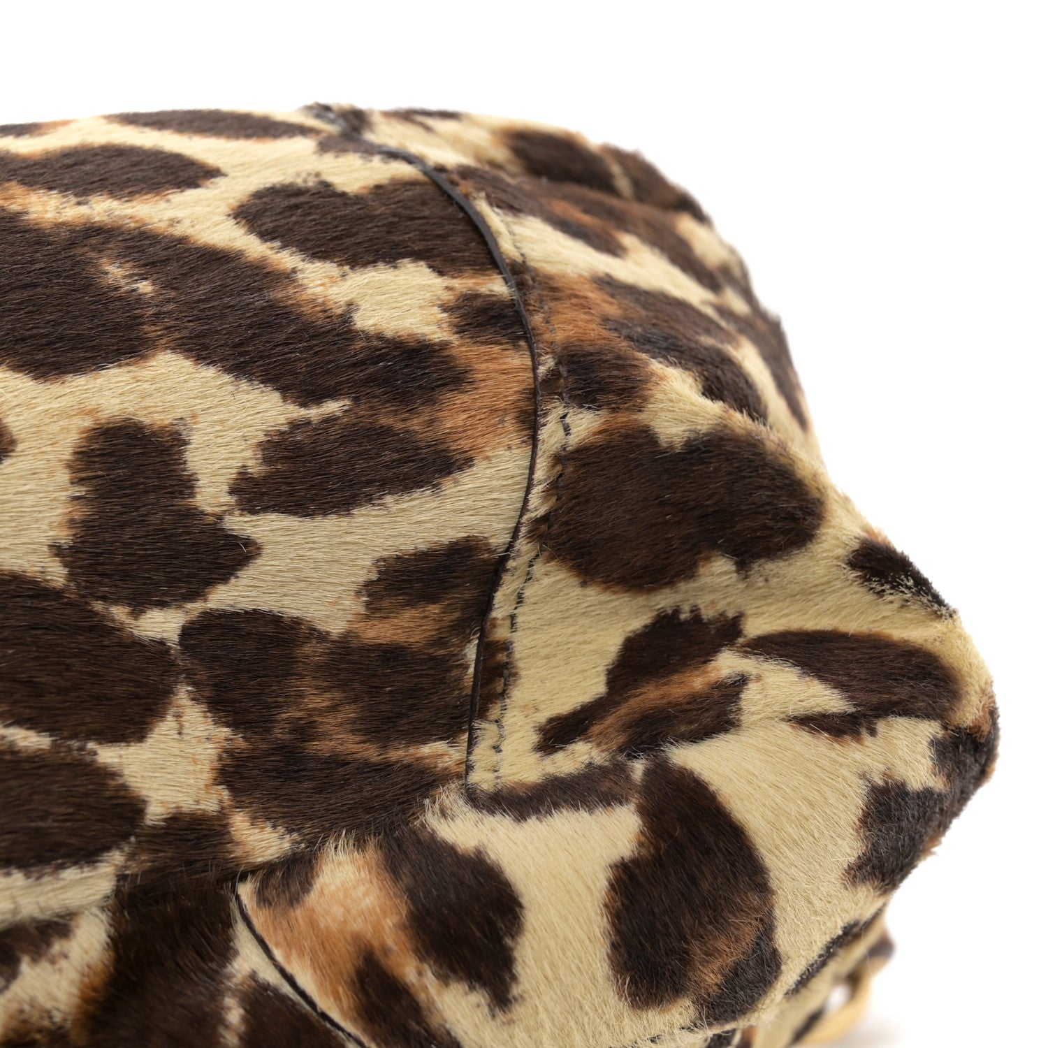 Prada Calf Hair Leopard Print Bag Avorio 12 of 13
