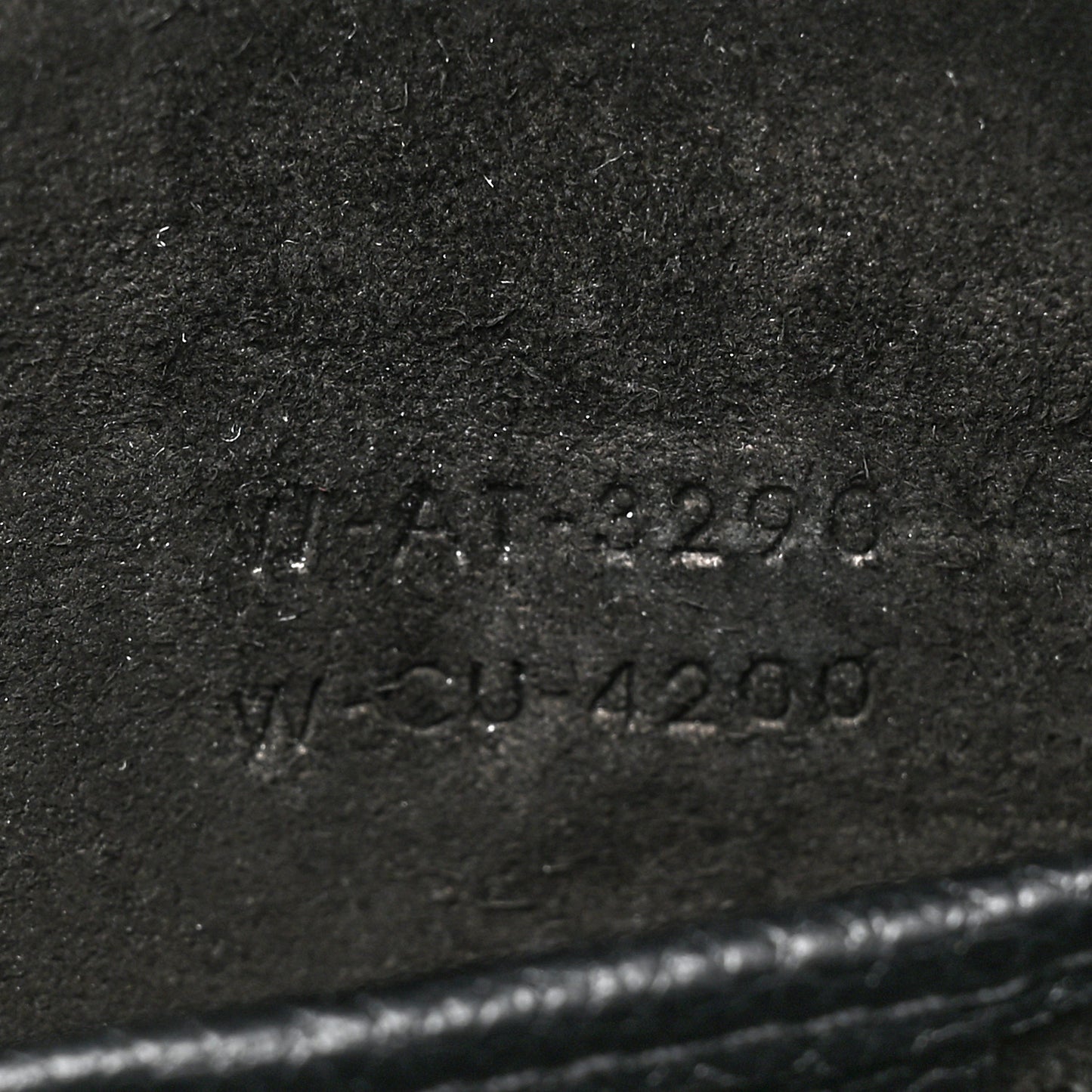 Drummed Calfskin Nano Luggage Black
