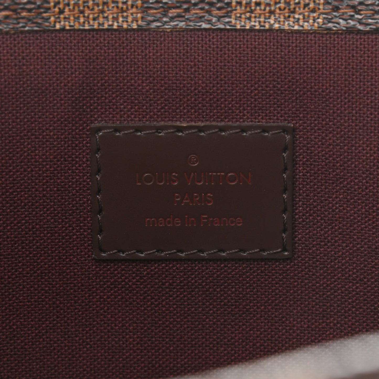 Damier Ebene Sac Plat NM