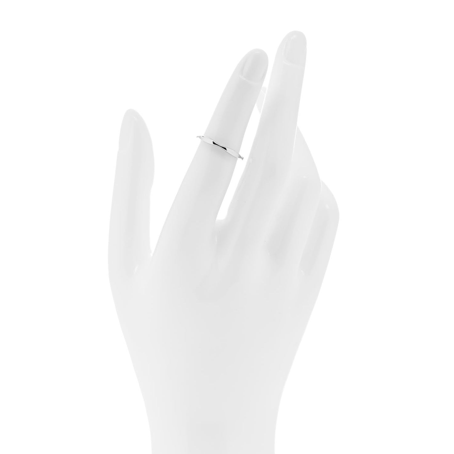Platinum Camelie Wedding Band Ring 49 4.75