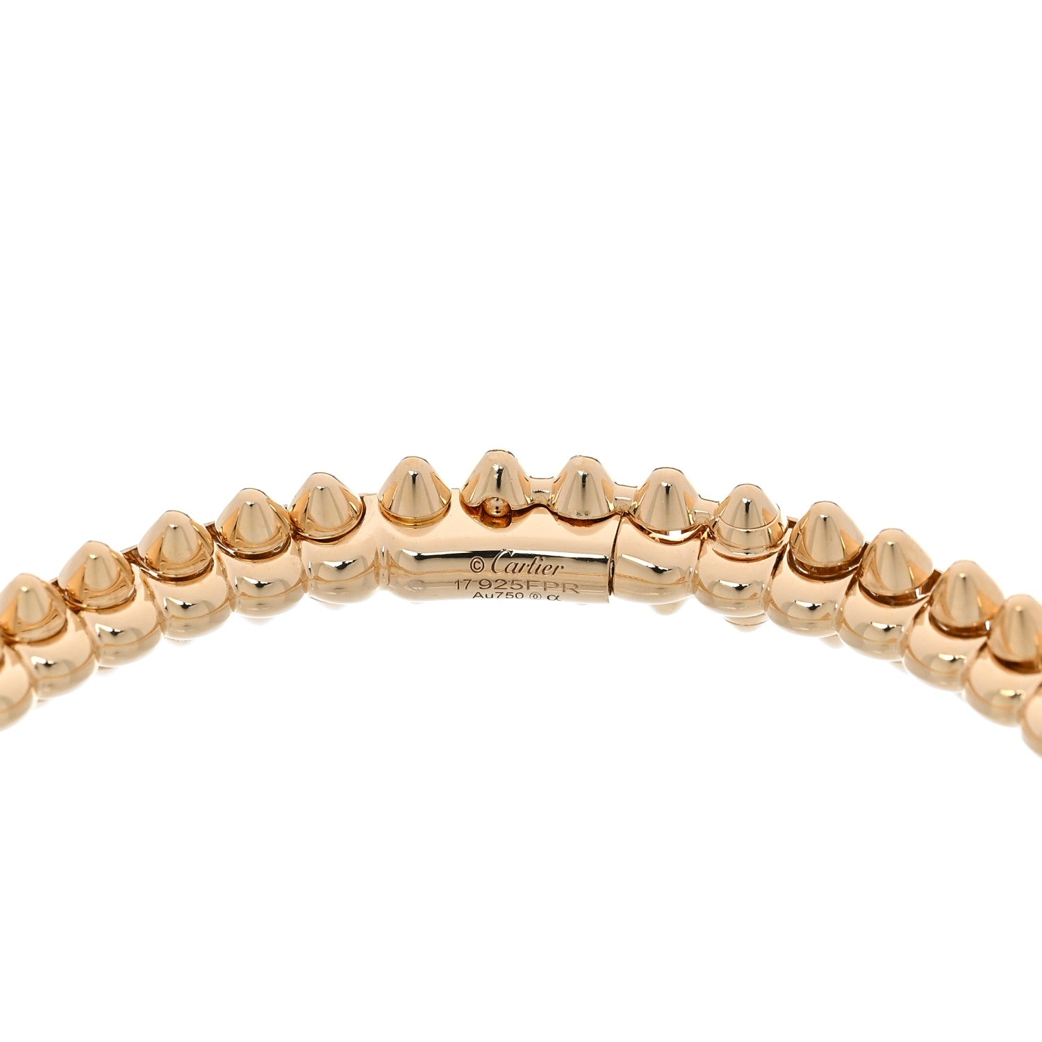 Cartier 18K Yellow Gold Small Clash De Cartier Bracelet 17 3 of 3