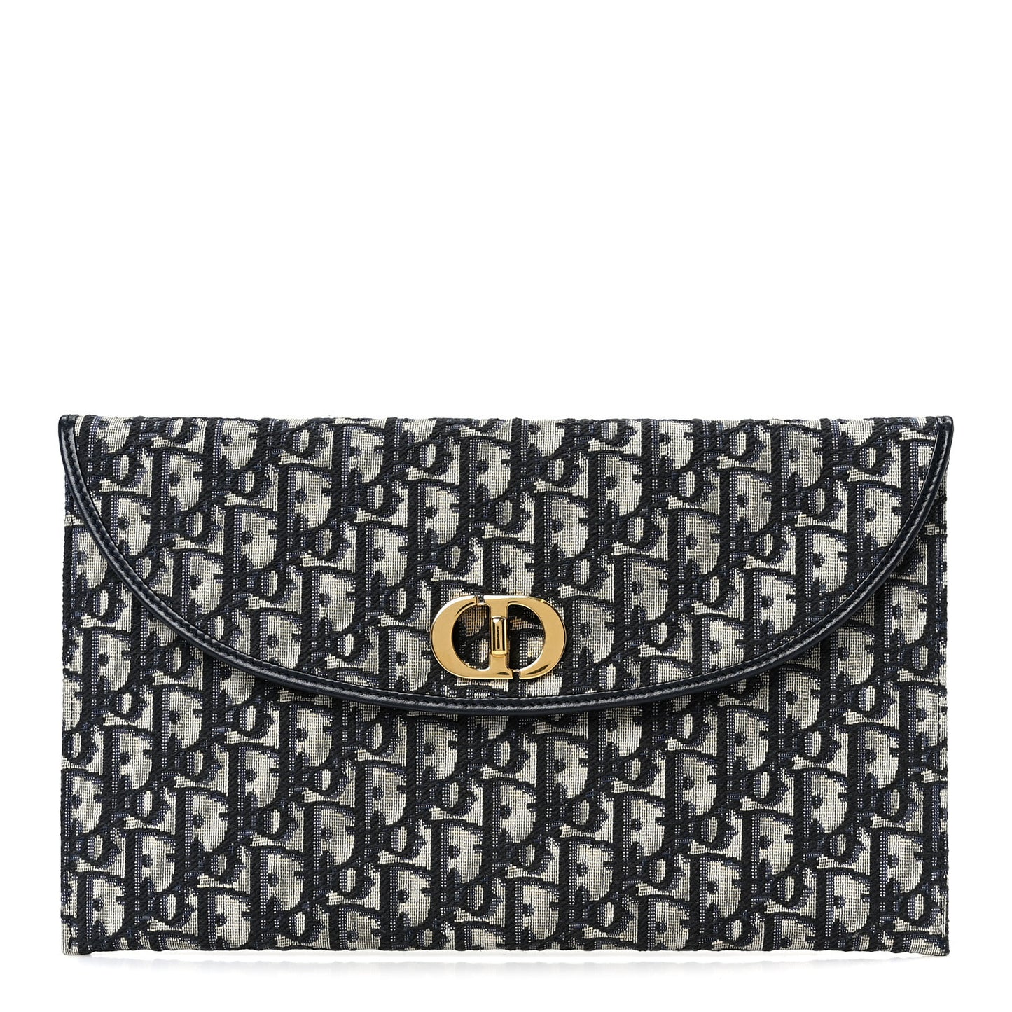 Oblique 30 Montaigne Avenue Pouch With Flap Blue