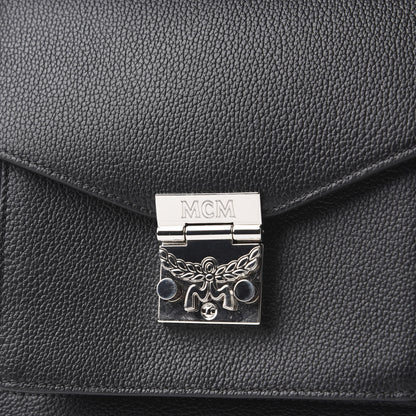 MCM Grained Calfskin Medium Patricia Park Avenue Satchel Black 11 of 11