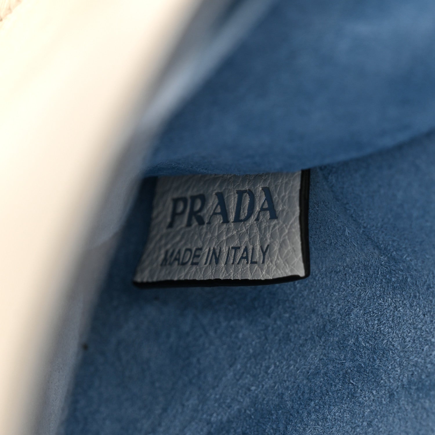 Prada Glace Calfskin Large Soft Cahier Bag White 7 of 11