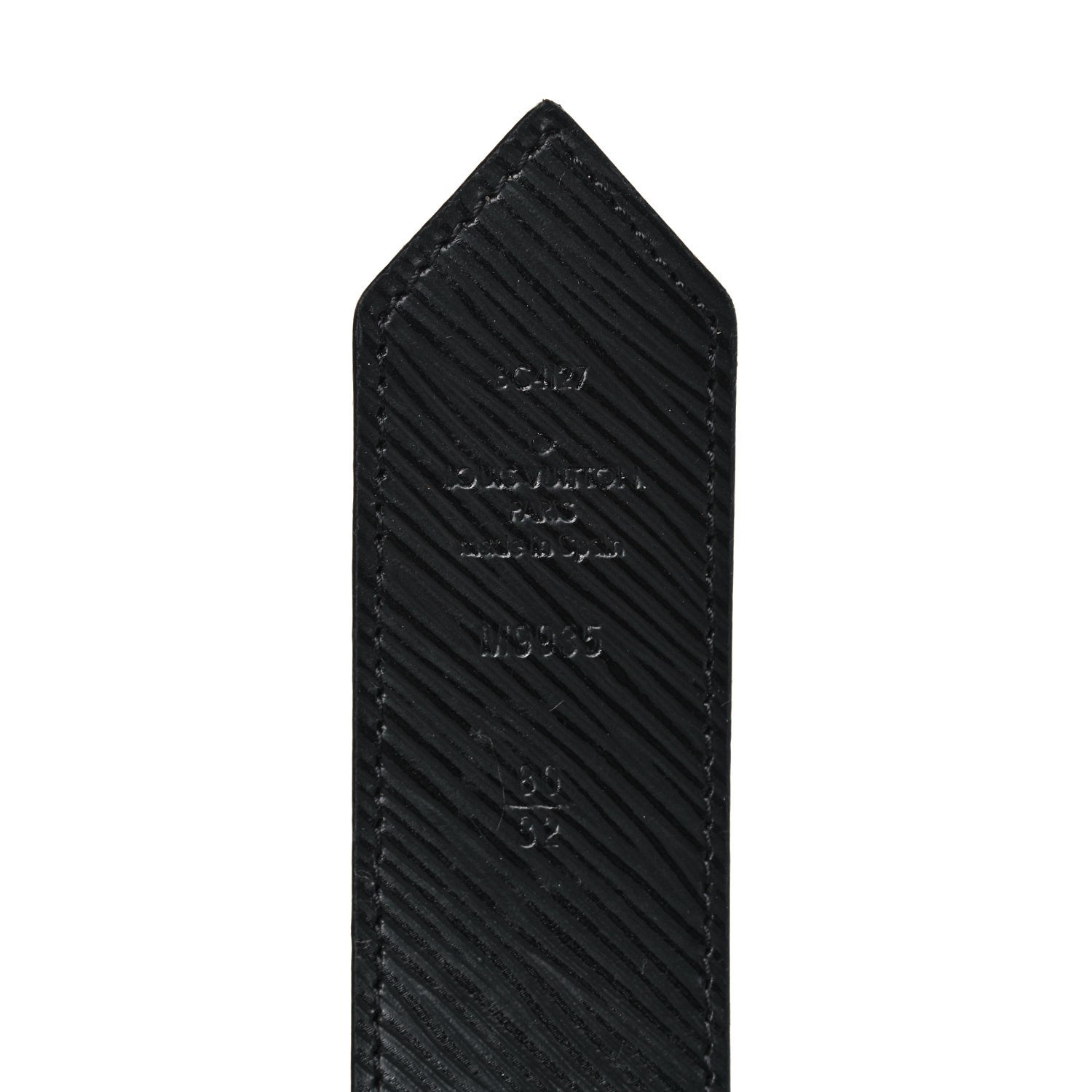 Louis Vuitton Monogram Epi 35mm LV Circle Reversible Belt 80 32 Black 3 of 6