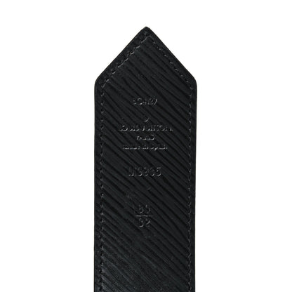Louis Vuitton Monogram Epi 35mm LV Circle Reversible Belt 80 32 Black 3 of 6