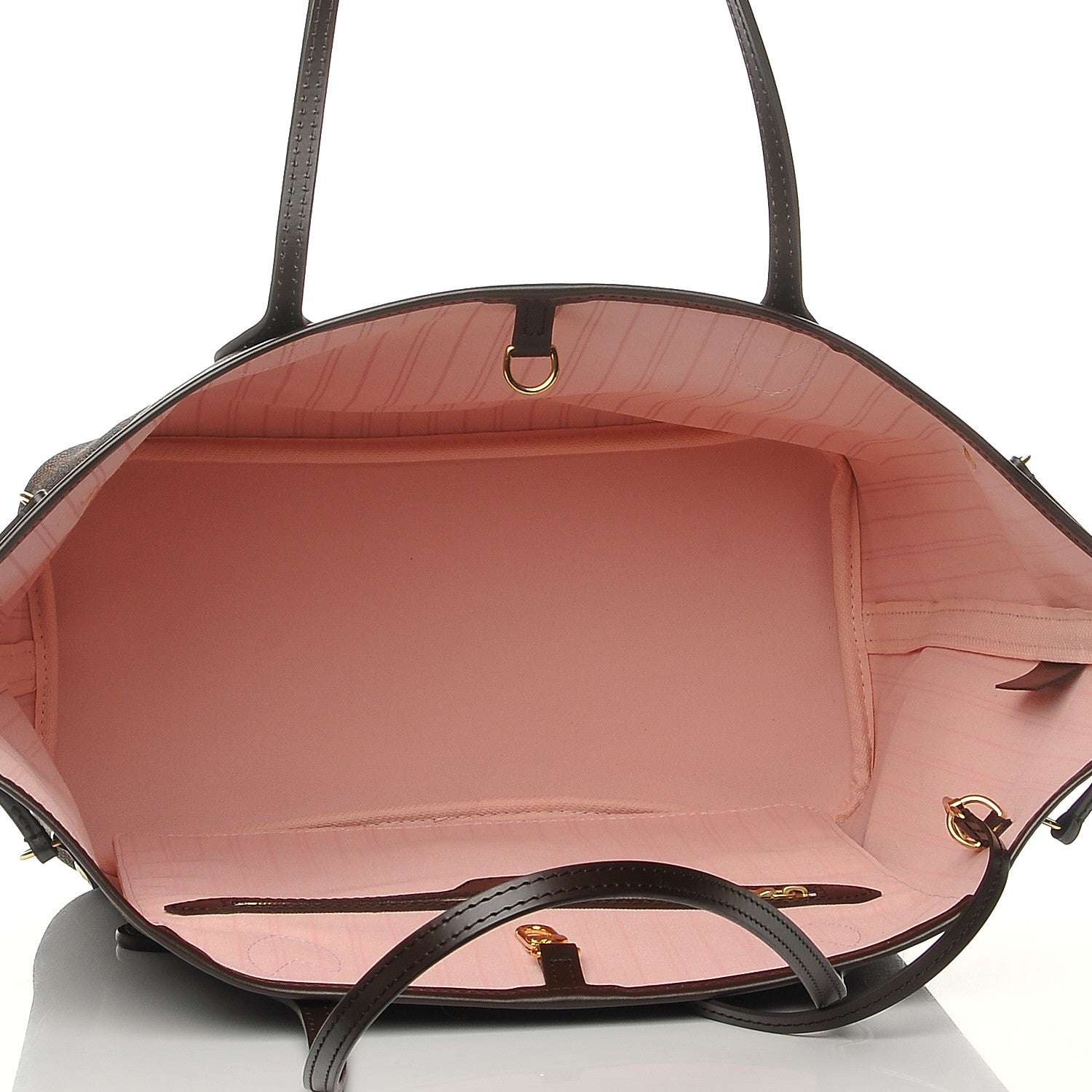 Louis Vuitton Damier Ebene Neo Neverfull MM Rose Ballerine 5 of 9
