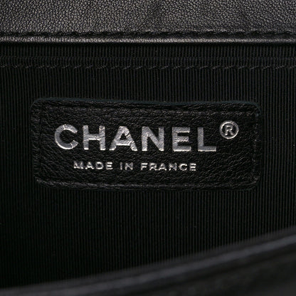 Chanel Lambskin Quilted Medium Boy Flap Black 6 of 11