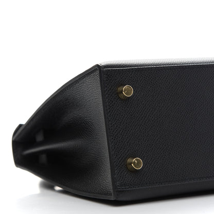 Hermes Epsom Kelly Sellier 25 Black 8 of 10