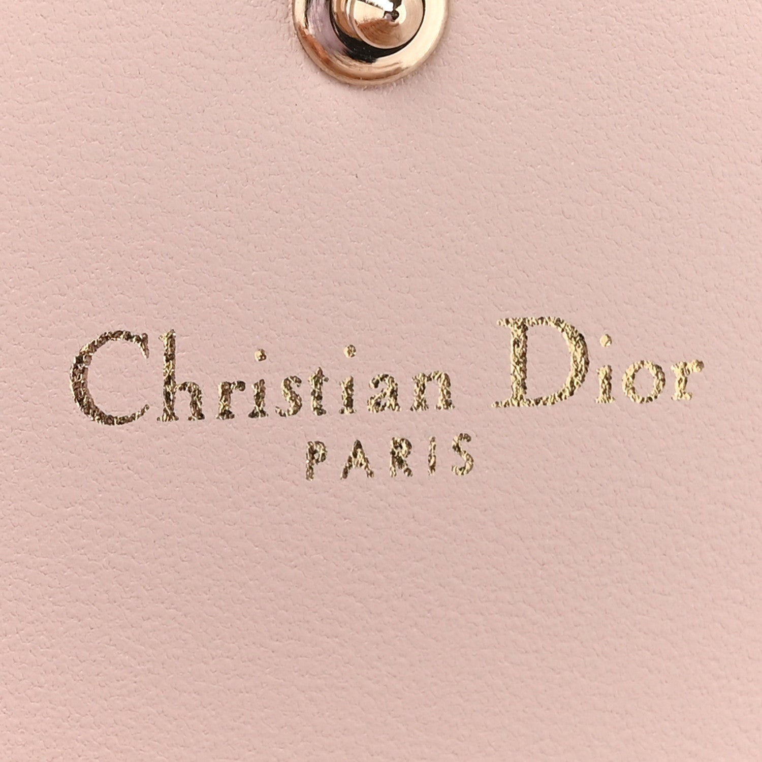 Christian Dior Grained Calfskin Diorama Croisiere Chain Wallet Rose Poudre 6 of 11