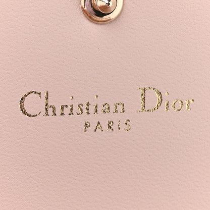 Christian Dior Grained Calfskin Diorama Croisiere Chain Wallet Rose Poudre 6 of 11