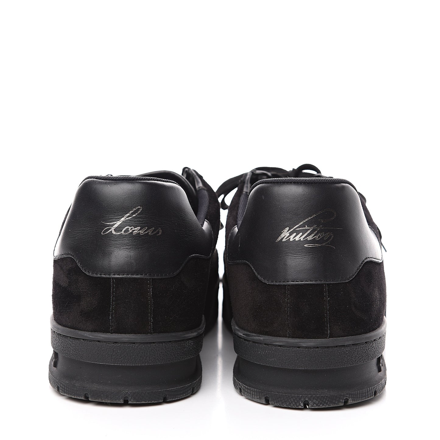 Suede Uniform Sneakers 10.5 Black