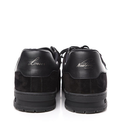 Louis Vuitton Suede Uniform Sneakers 10.5 Black 5 of 8