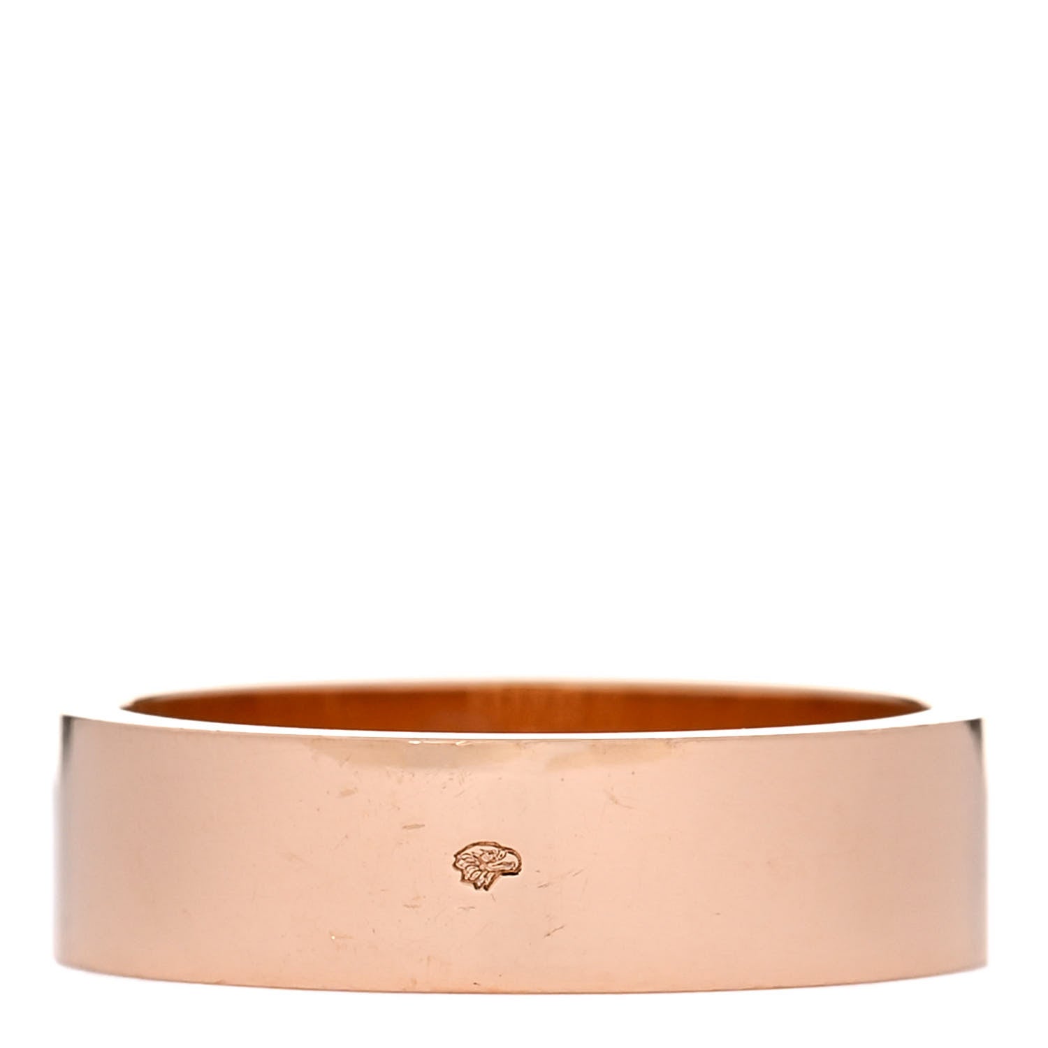 Hermes 18K Rose Gold Diamond PM Kelly Ring 50 5.25 3 of 5