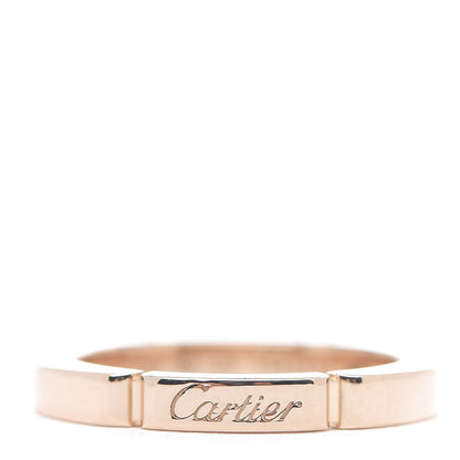 Cartier 18K Pink Gold 2.5mm Maillon Panthere Wedding Band Ring 48 4.5 1 of 5