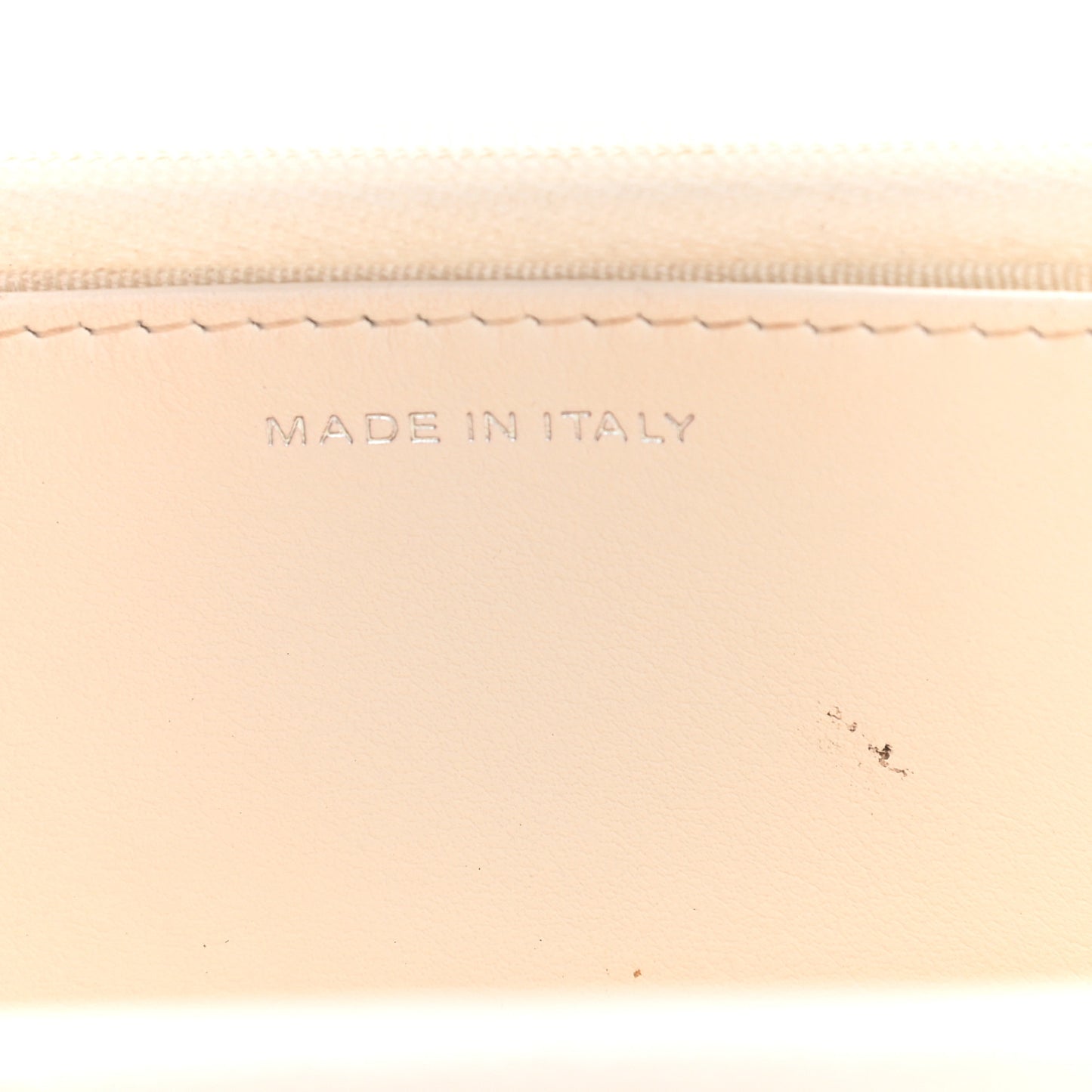 Caviar Quilted Wallet On Chain WOC White