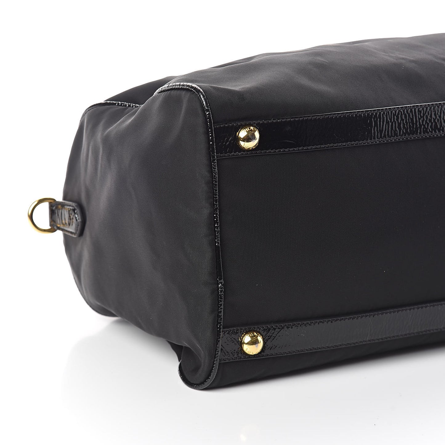 Tessuto Nylon Vernice Bauletto Black