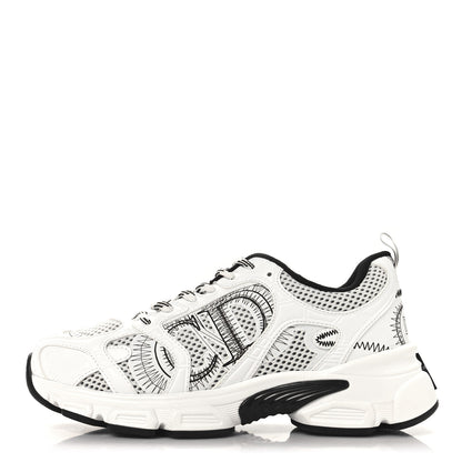 Christian Dior Technical Mesh Dior Chrono Sneakers 37 White Black 1 of 9