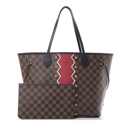 Louis Vuitton Damier Ebene Karakoram Neverfull MM 1 of 12