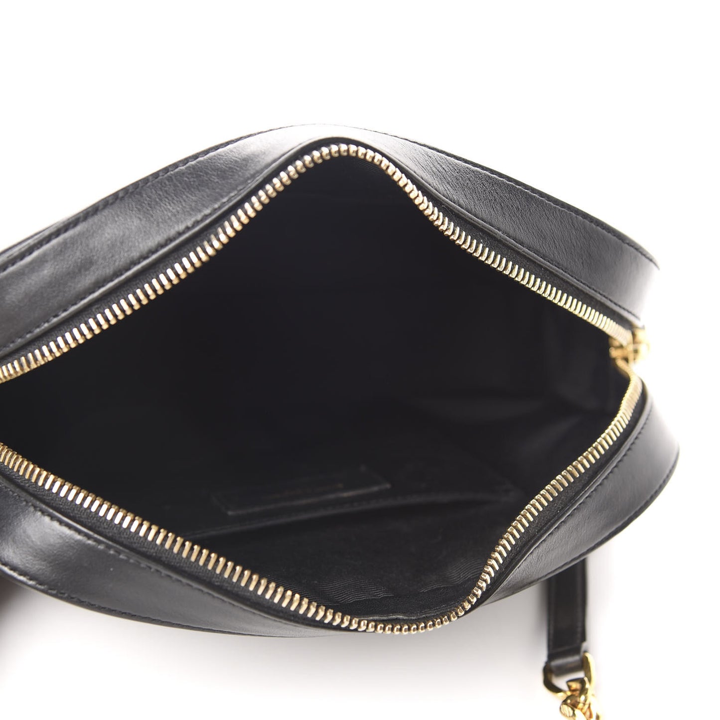 Calfskin Medium Classic Monogram Camera Bag Black