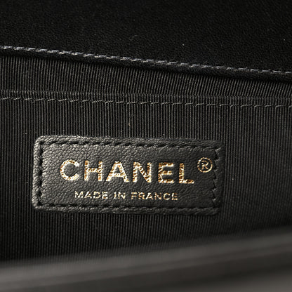 Chanel Lambskin Quilted Medium Boy Flap Black 6 of 11