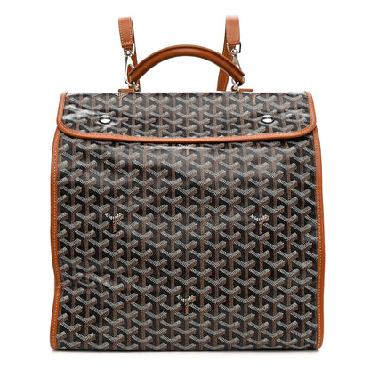 Goyard Goyardine Saint Leger Soft Briefcase Backpack Black Gold 1 of 10