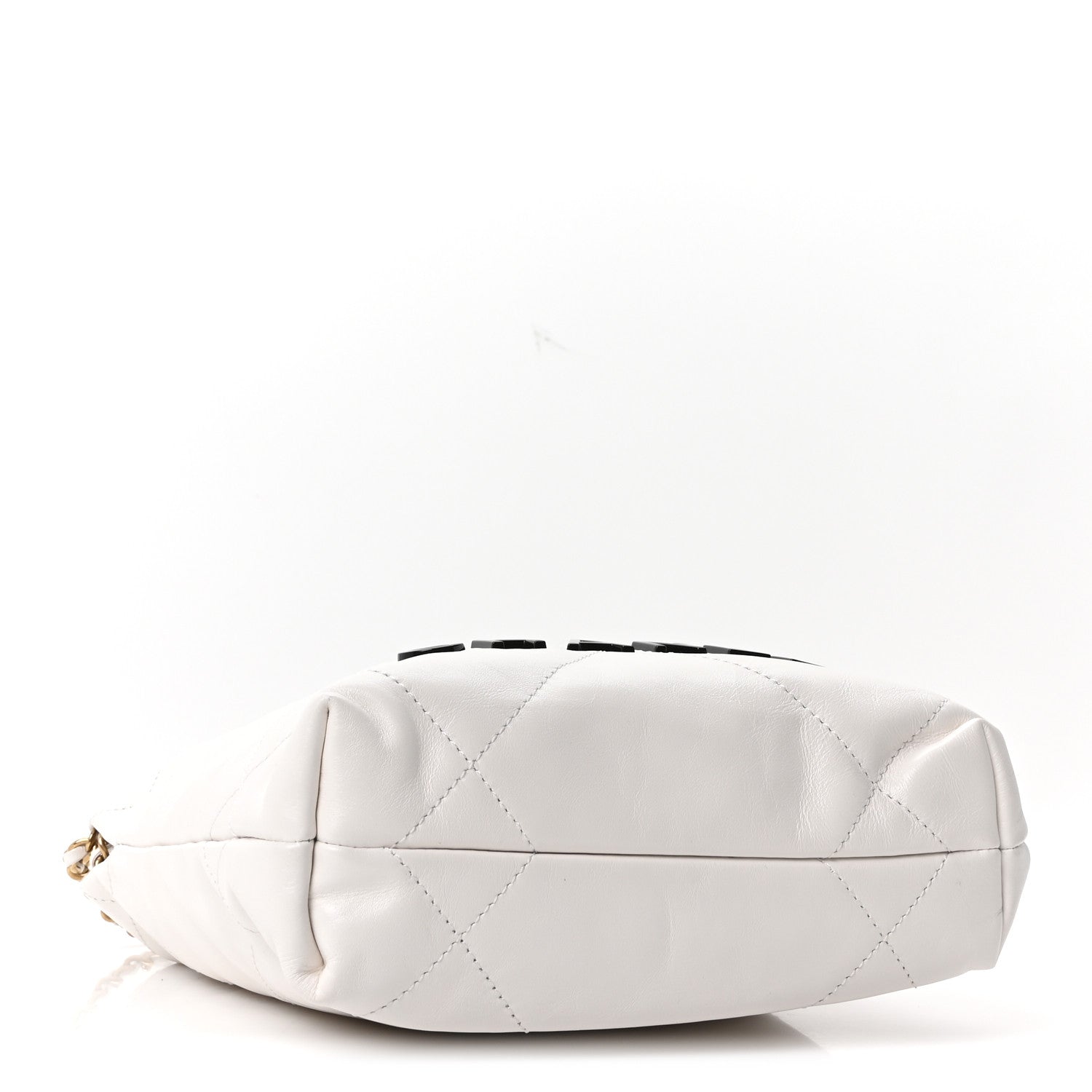 Chanel Shiny Calfskin Quilted Mini Chanel 22 White Black 3 of 9