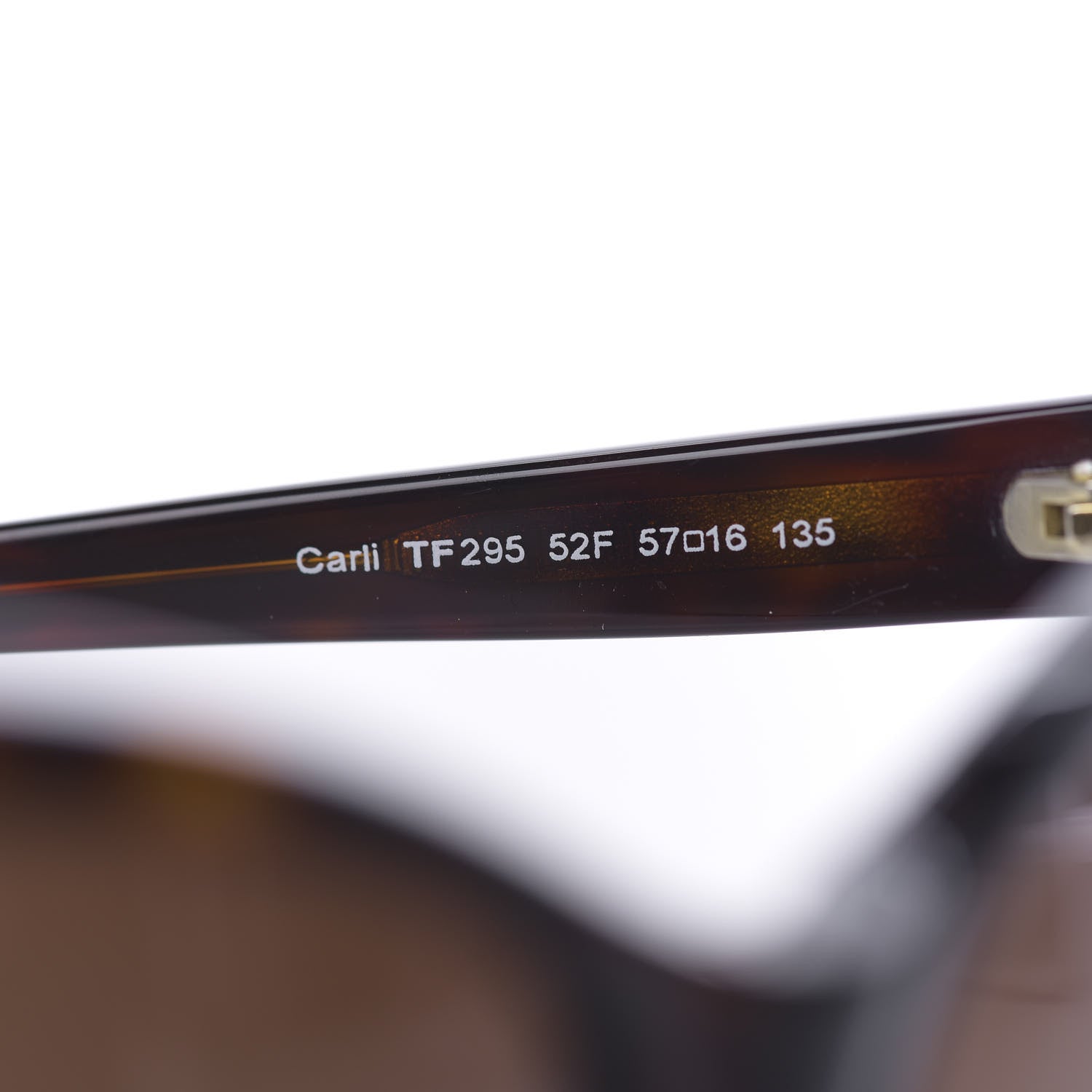Tom Ford Carli Oversize Square Cateye Sunglasses TF295 Havana Brown 5 of 8