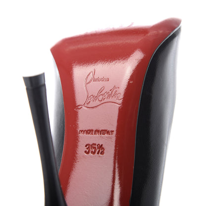Christian Louboutin Shiny Nappa Toot Couverte 100 Pumps 35.5 Black 8 of 8
