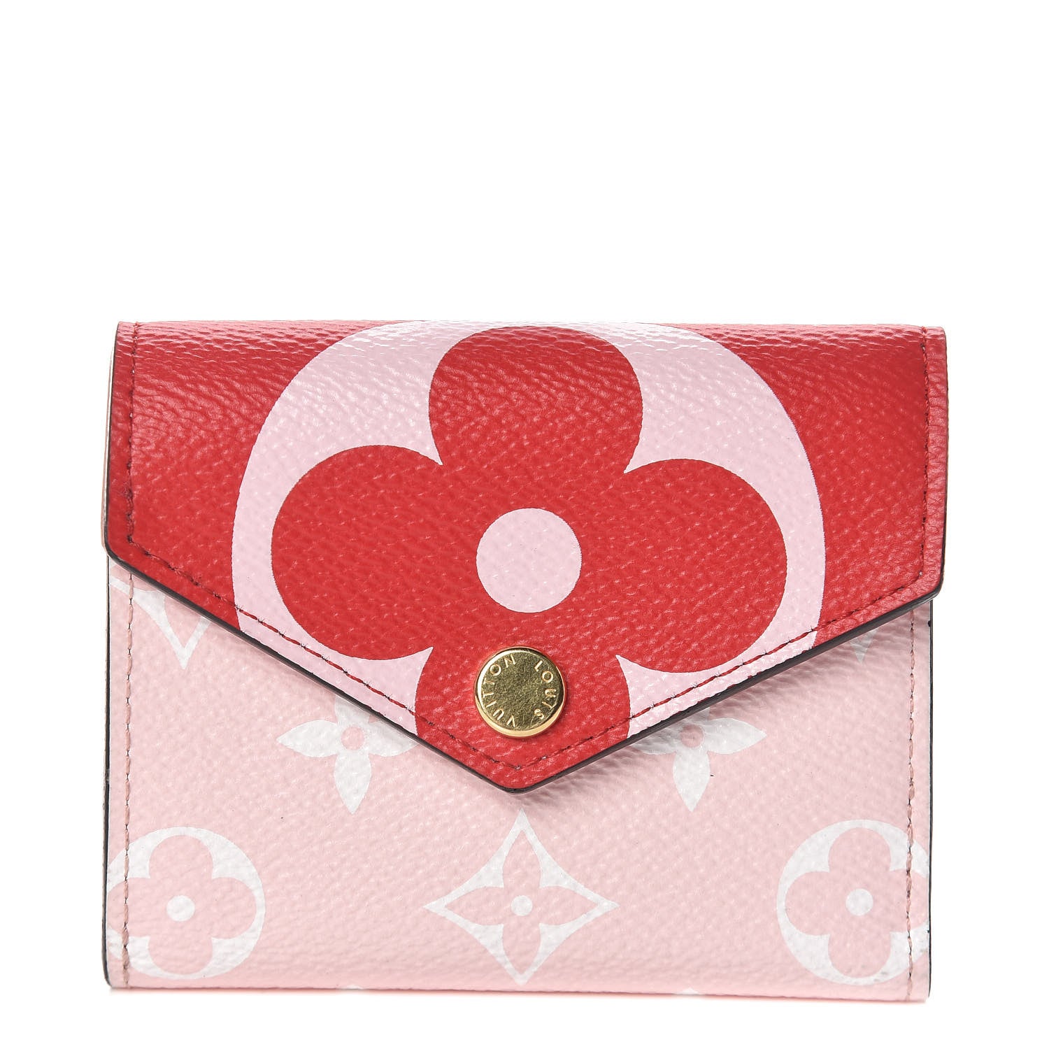 Louis Vuitton Monogram Giant Zoe Wallet Rouge Rose 1 of 8