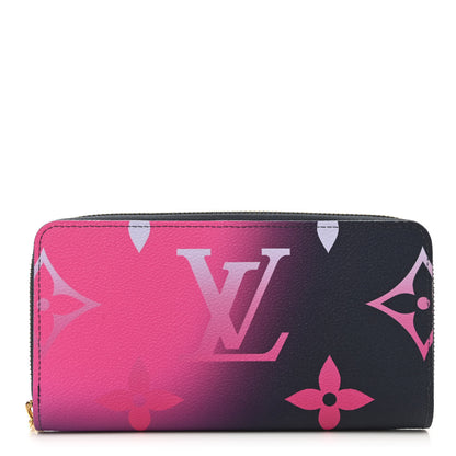 Louis Vuitton Monogram Giant Spring In The City Zippy Wallet Midnight Fuchsia 1 of 7