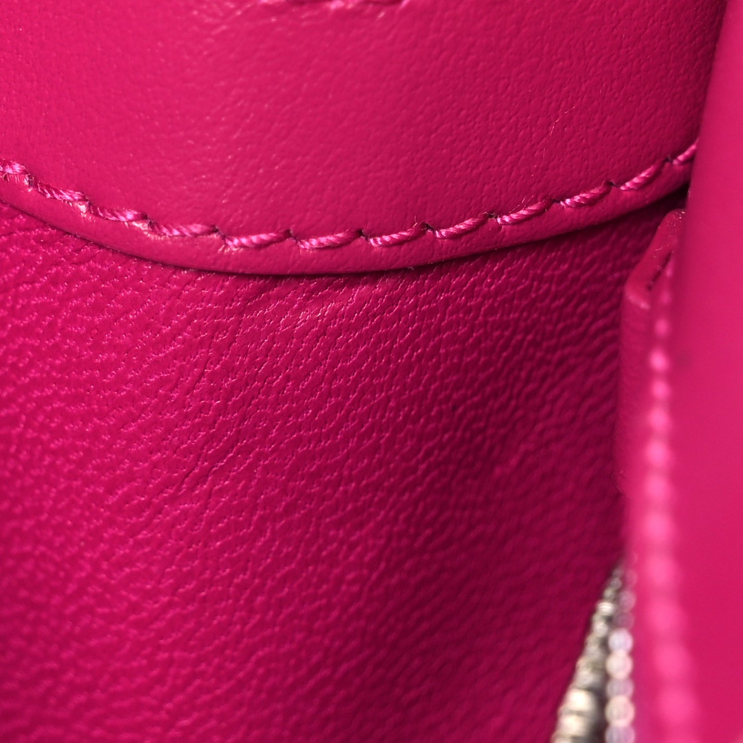 Crocodile Gancio Shoulder Bag Cerise