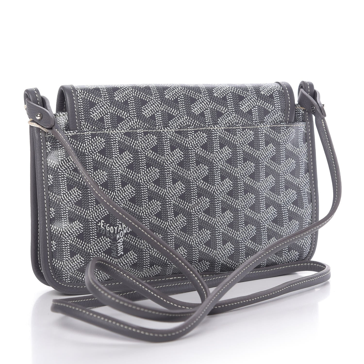 Goyard Goyardine Plumet Wallet Clutch Grey 3 of 8