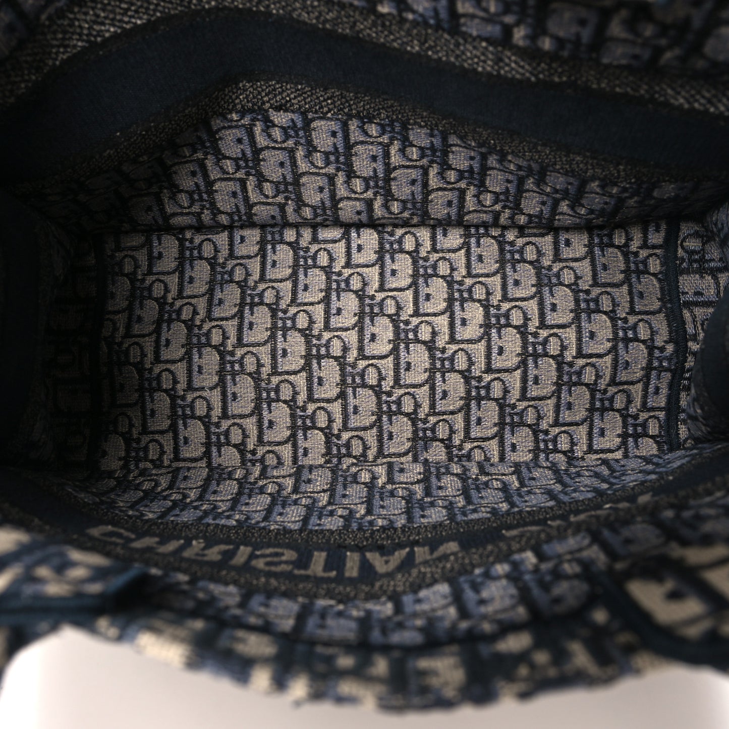 Oblique Medium Book Tote Blue Multicolor