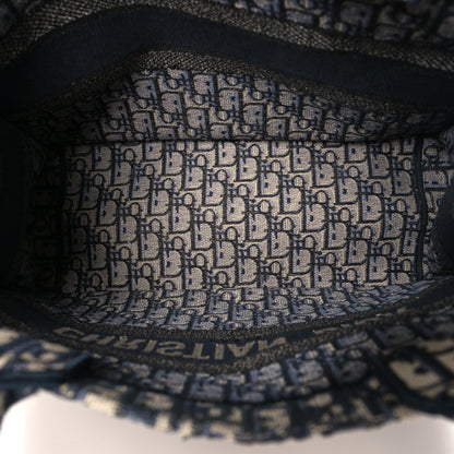 Christian Dior Oblique Medium Book Tote Blue Multicolor 5 of 12