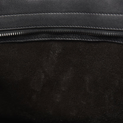 Saint Laurent Calfskin Small Monogram Downtown Cabas Black White 10 of 10
