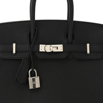 Hermes Togo Birkin 25 Black 8 of 12