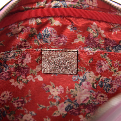 Gucci Laminated Nappa Trapuntata Small Zumi Shoulder Bag Rosa Lago Rame 5 of 9