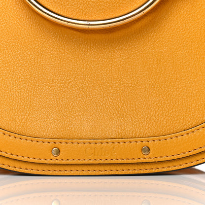 Chloe Calfskin Suede Medium Nile Bracelet Bag Dark Ochre 7 of 16