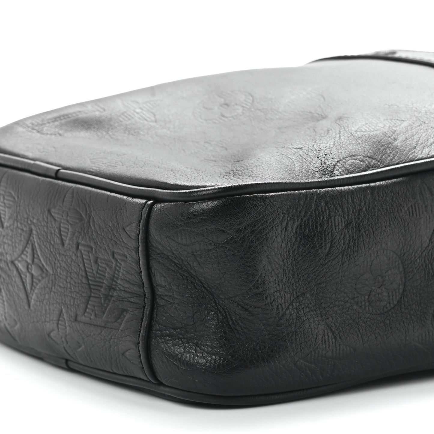 Calfskin Monogram Shadow Danube PM Black
